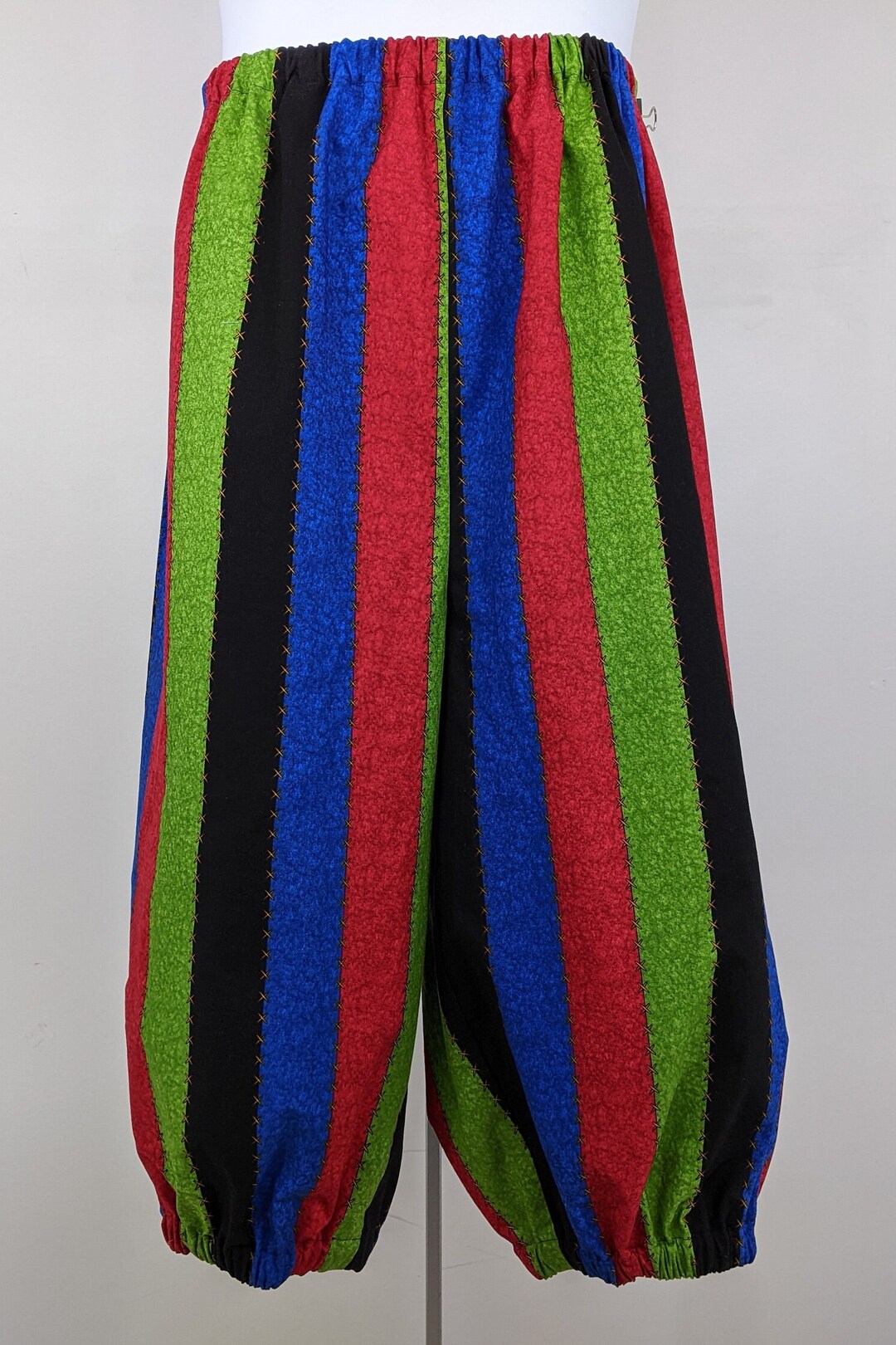 Patch Print Adult Knee Breeches Men / Women Pirate Pants Etsy