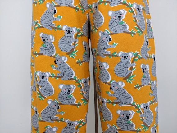 Koala Print Pajama Pants, Women Soft Flannel Sleepwear, Comfy Loose Fit  Lounge Pants, Easy Pull up Pajama Bottoms, Koala Theme Pajama Gifts -   Canada