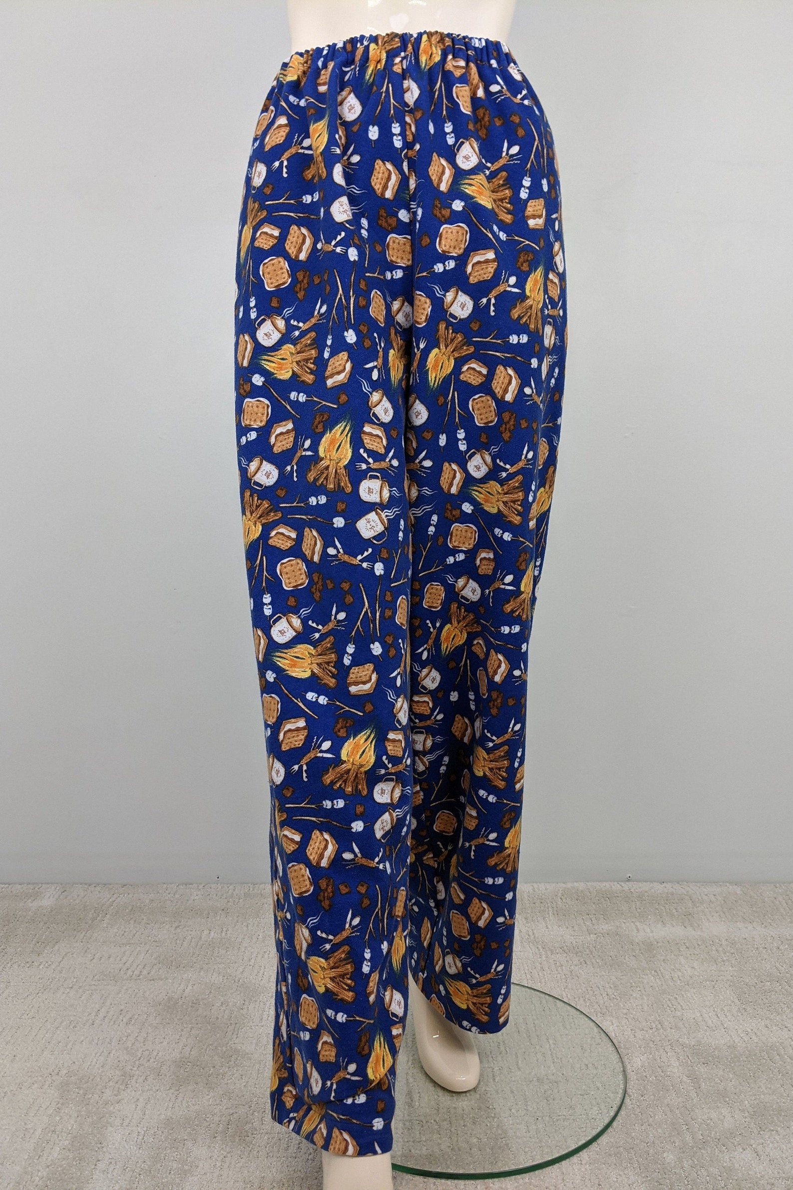 Camping Print Pajama Pants Women Elastic Waist Comfy Pants - Etsy