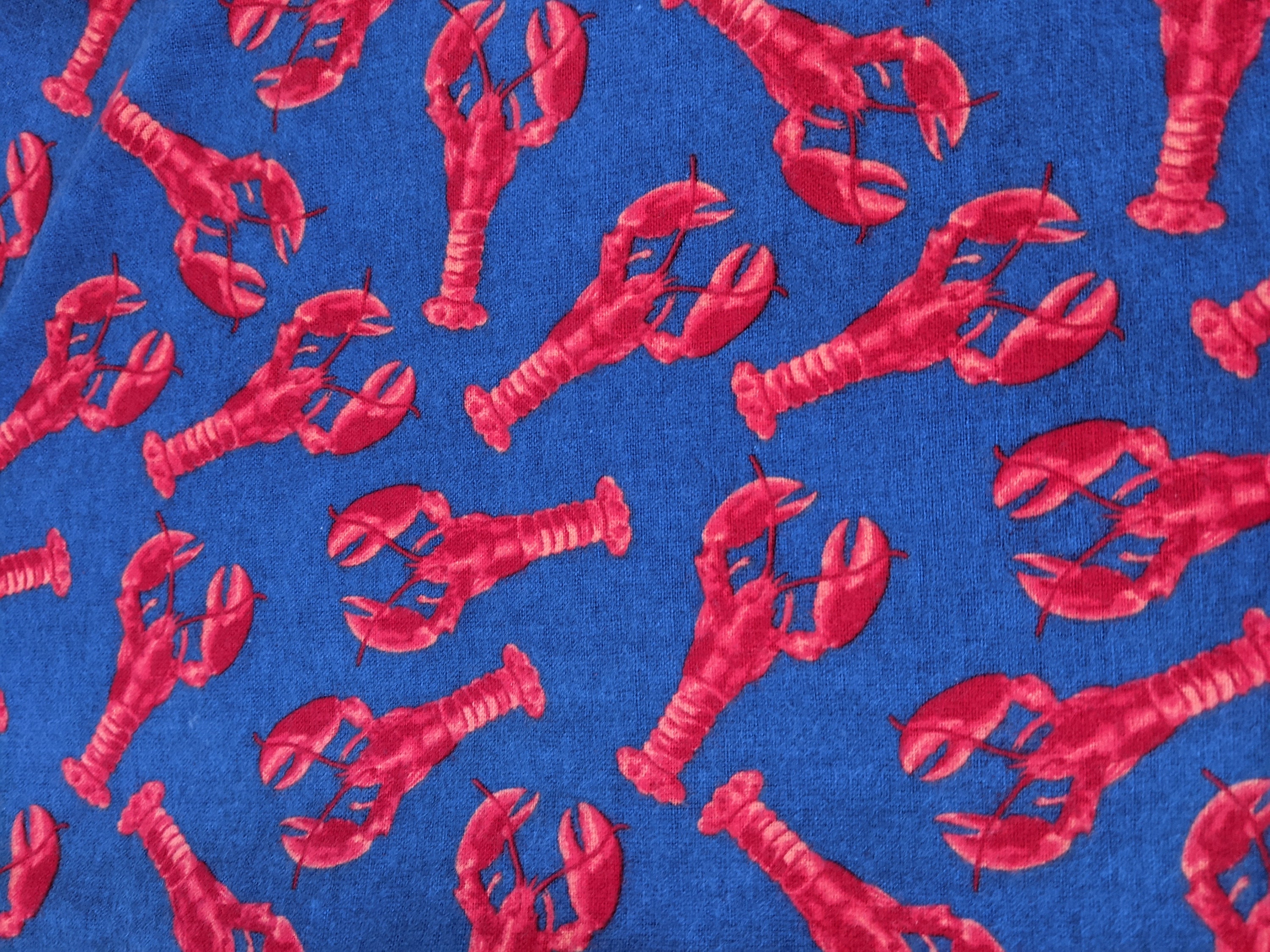 Lobster Print Pants Men Pajama Pants 