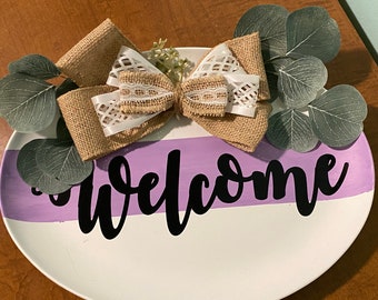 Welcome door/wall plaque