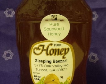 All Natural Sourwood Honey | 16 oz Gourmet Honey