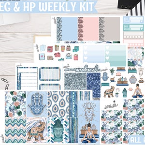 Nirvana Weekly Kit | Planner Stickers for Erin Condren Vertical & Horizontal, Happy Planner Weekly Kit