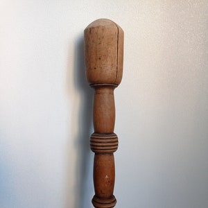 Primitive large wooden pestle, Old wooden pestle for mortar, Wabi Sabi decor, Wooden stick, Rustic decor