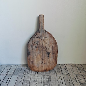 Primitive handgeschnitztes Holz Schneidebrett: Rustikales Wabi Sabi Dekor