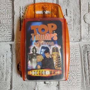 Jeu de cartes Doctor Who, jeu de cartes Top Trumps, jeu de cartes, cartes à collectionner Doctor Who