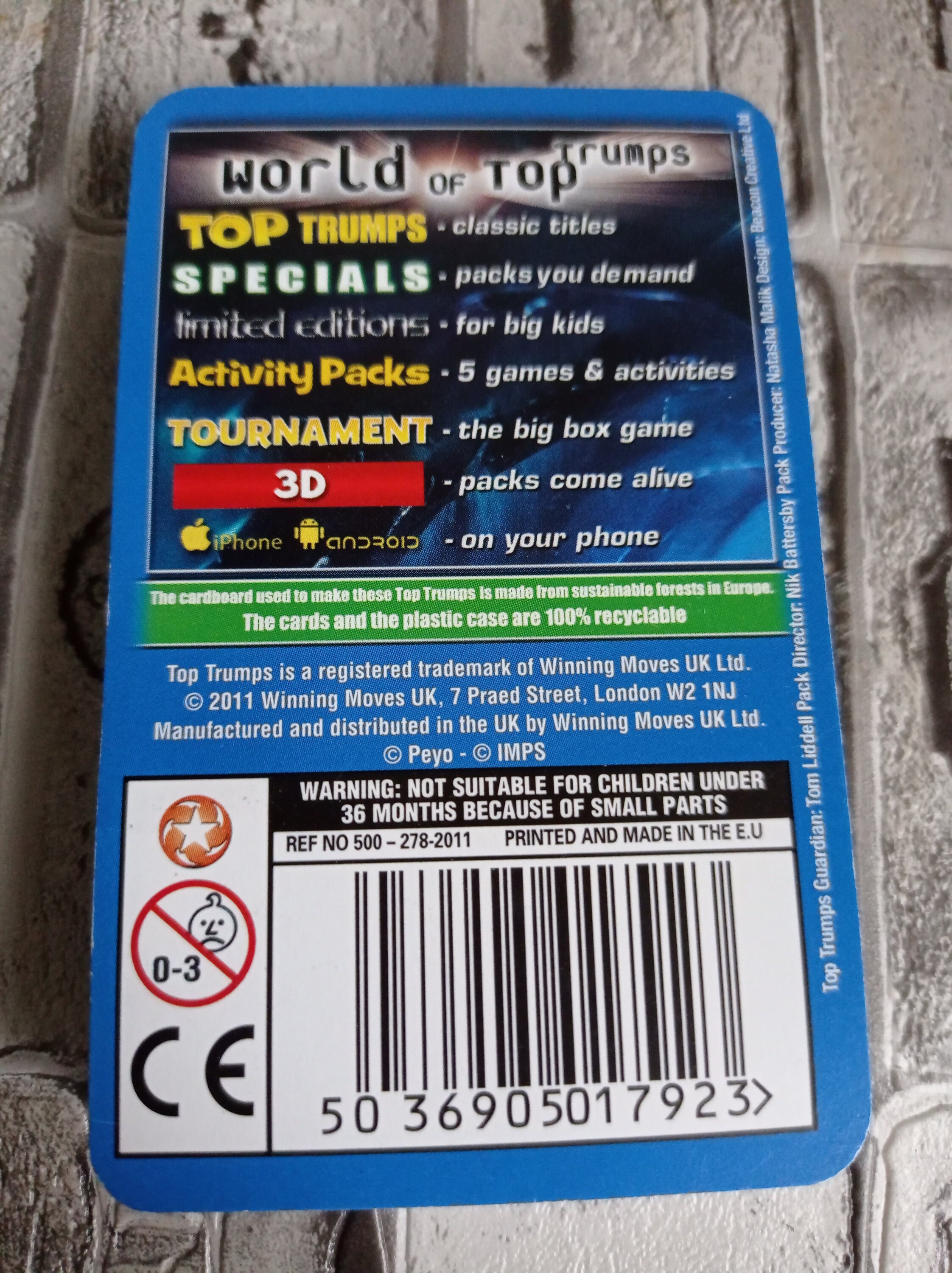 The Smurfs Card Game Top Trumps Card Game Games for Etsy