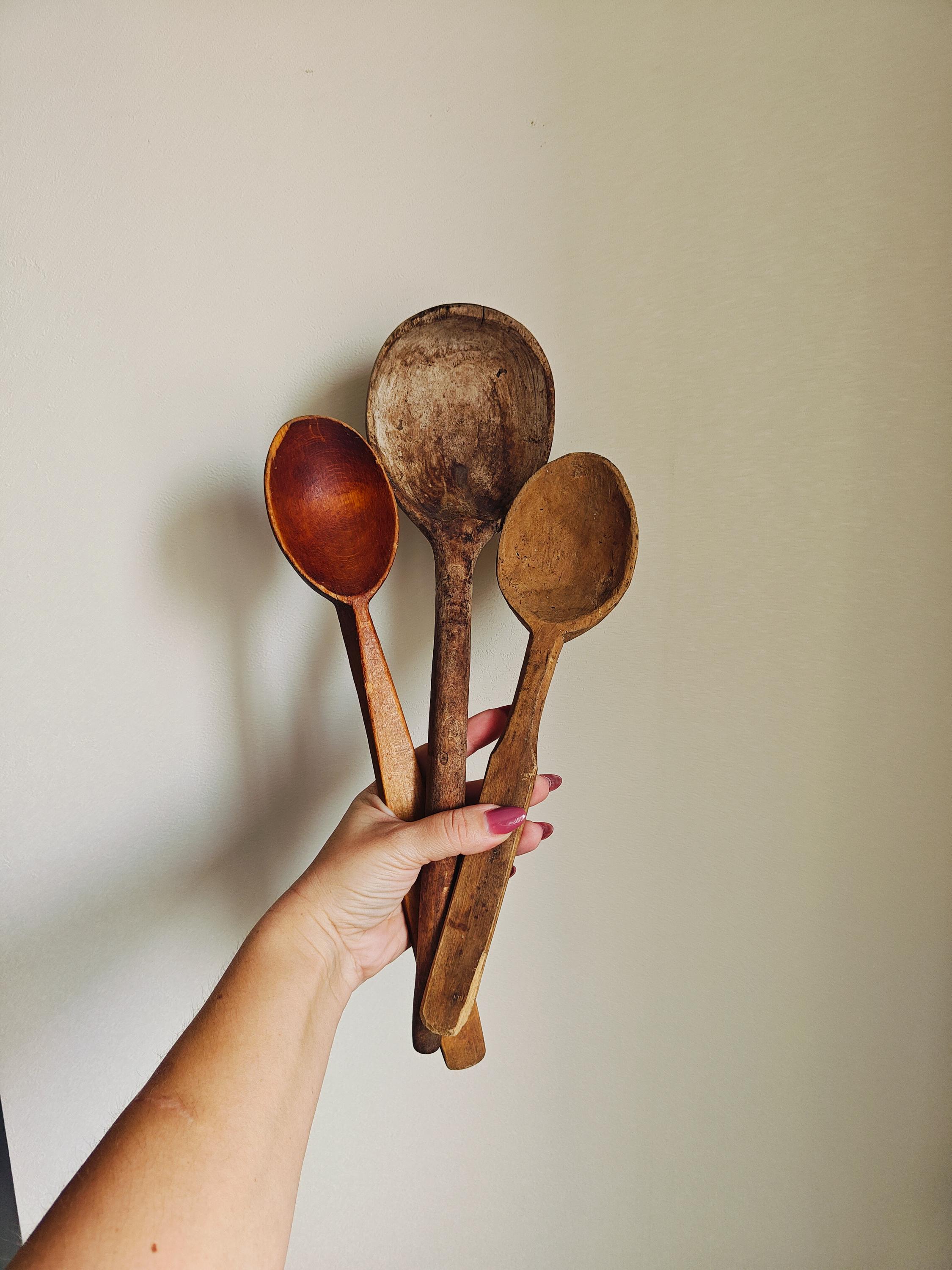 巨大アンティークスプーン＆フォーク Comically large spoon - Etsy 日本
