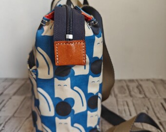 中古 Orla Kiely バイカラー リュックサック バックパック Orla Kiely