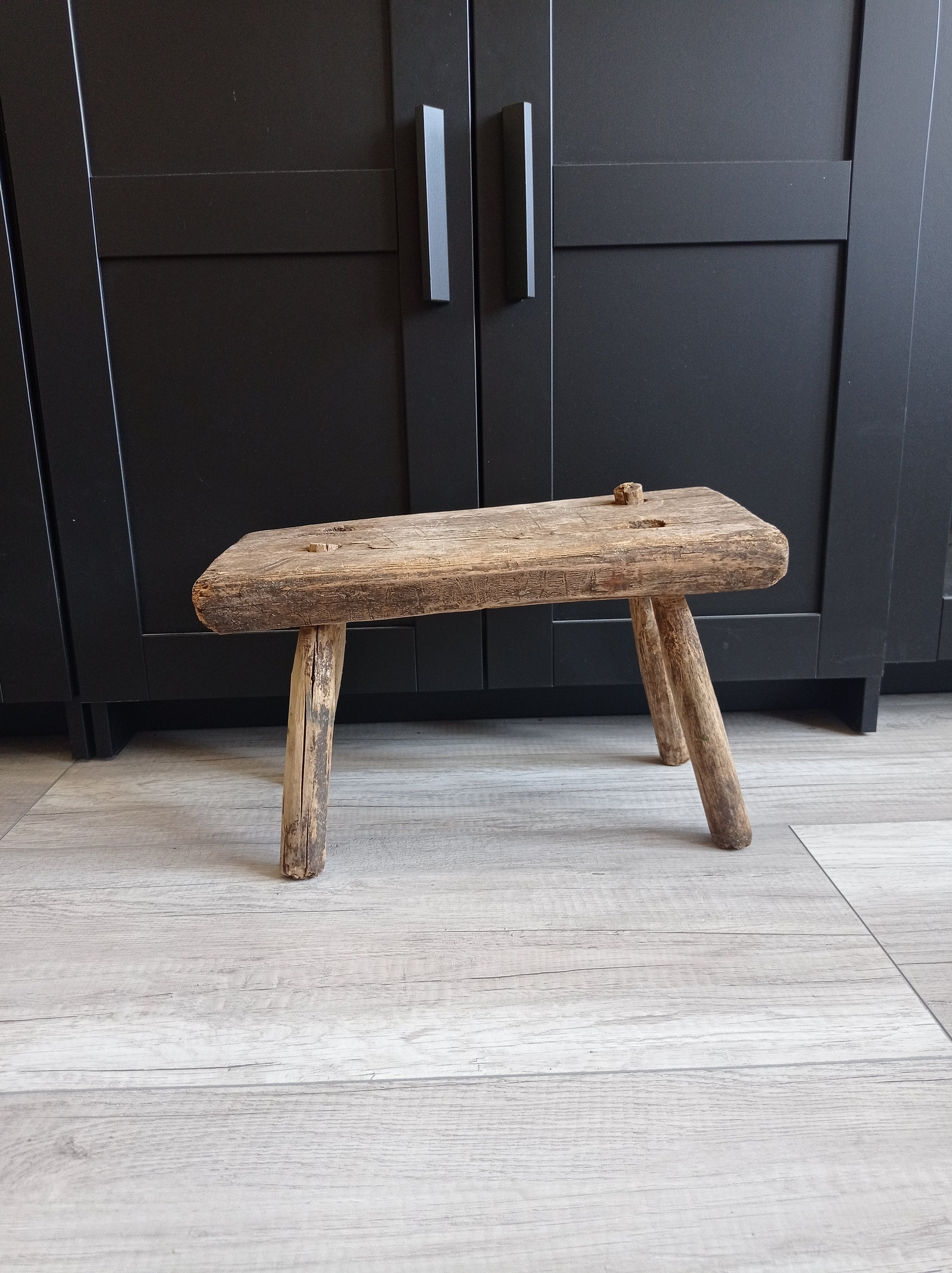 Old Milking Stool Etsy UK