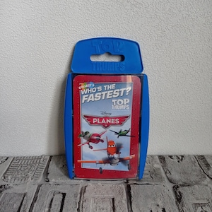 Juego de cartas Planes, Juego de cartas Top Trumps, Baraja de cartas, Coleccionable, Cartas con personajes de dibujos animados Planes