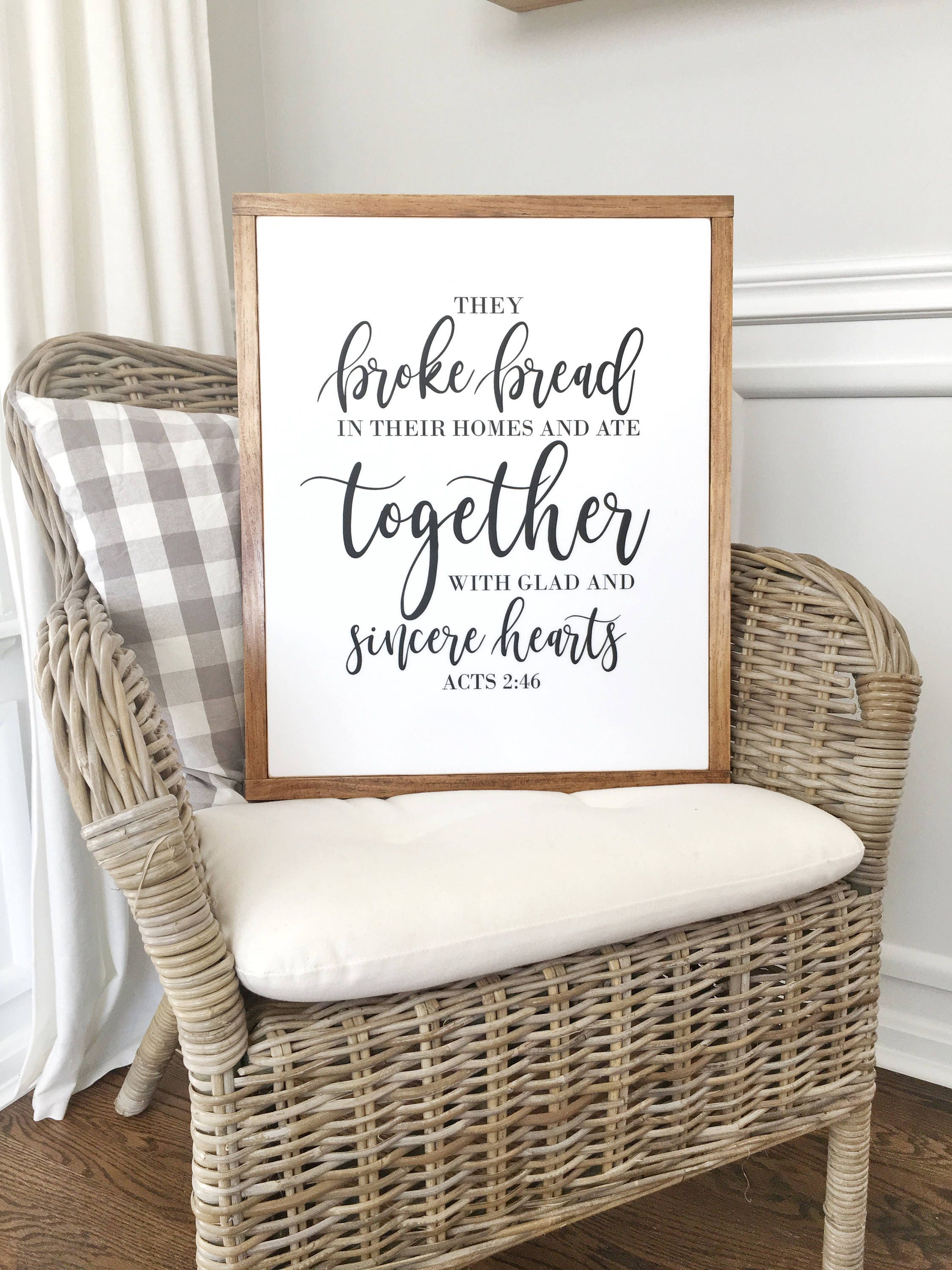 With Glad & Sincere Hearts {Cushion Cover} With Glad & Sincere Hearts {Cushion Cover}
