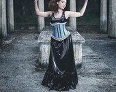 Long vinyl skirt, Long pvc skirt, Black pvc skirt, Gothic long skirt, Victorian pvc skirt, Long fetish skirt, Victorian fetish, Industrial