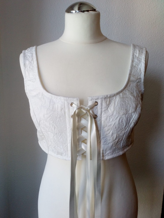 Short Regency Bodice, Renaissance Corset Bodice Stays, Ren Faire