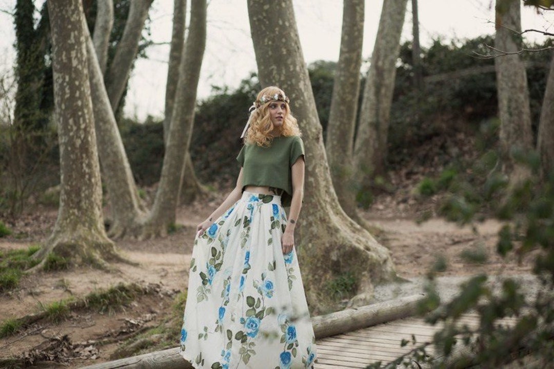 mame　Skirt Long Layered Botanical mame Skirt Long Layered Botanical - メルカリ