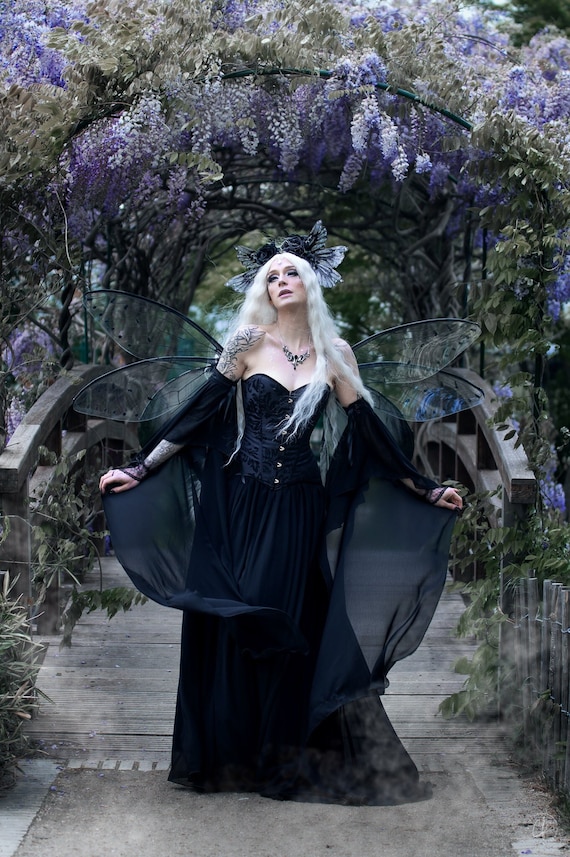 Black wedding dress costume hotsell