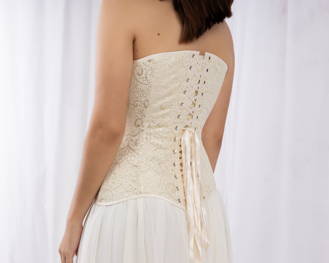 Debruyn Golden dupion Overbust Corset