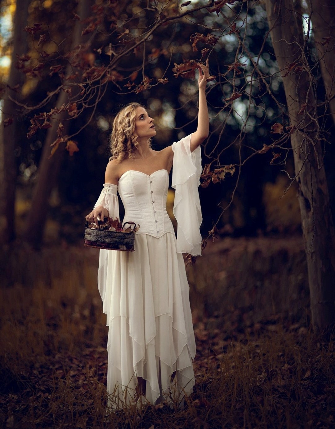 Fairy Sleeves for Fantasy Wedding Dress Elven Detachable Sleeves