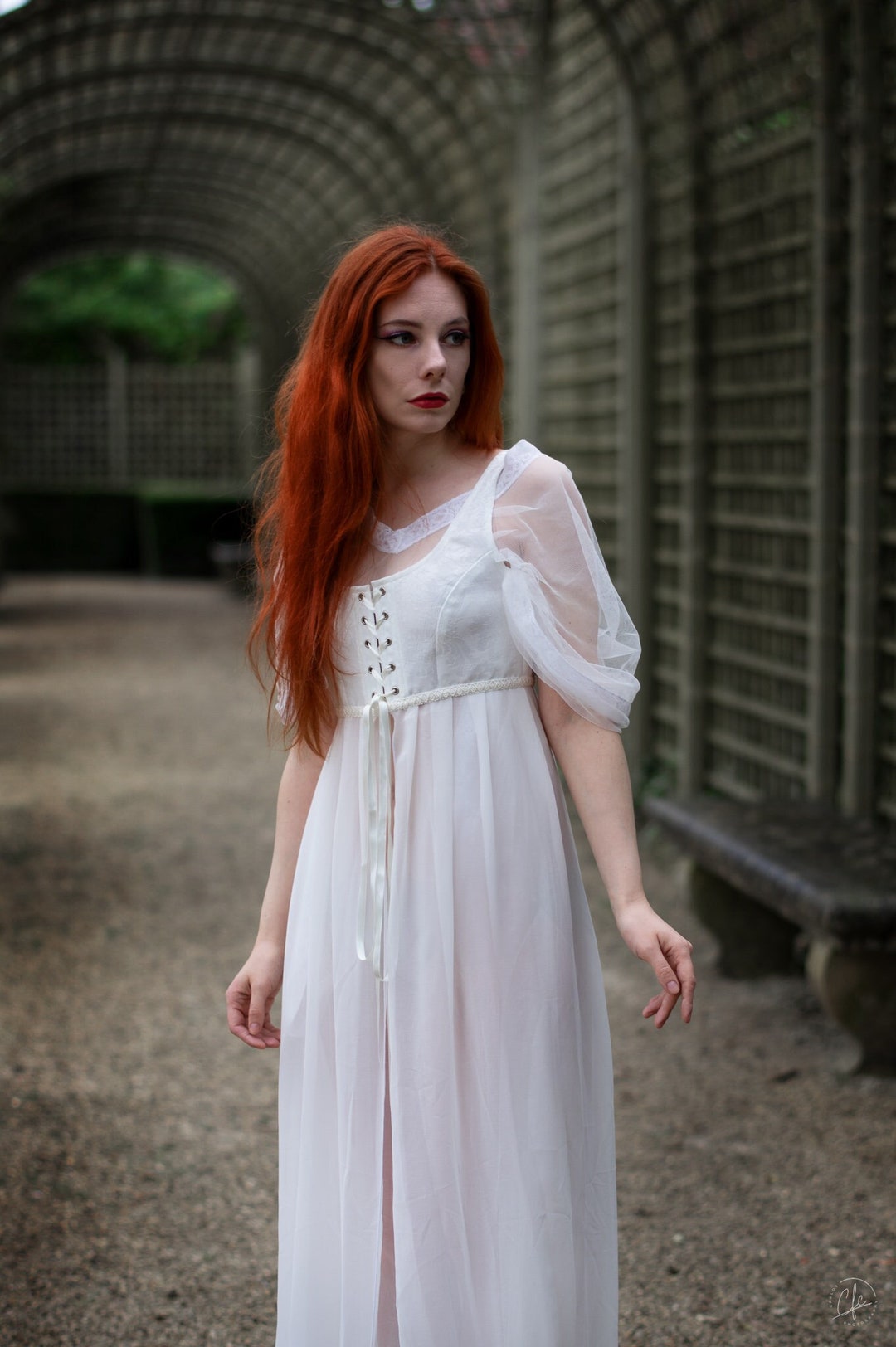 【suzen】Renensis Corset Lace Dress barbara-wedding-dress-