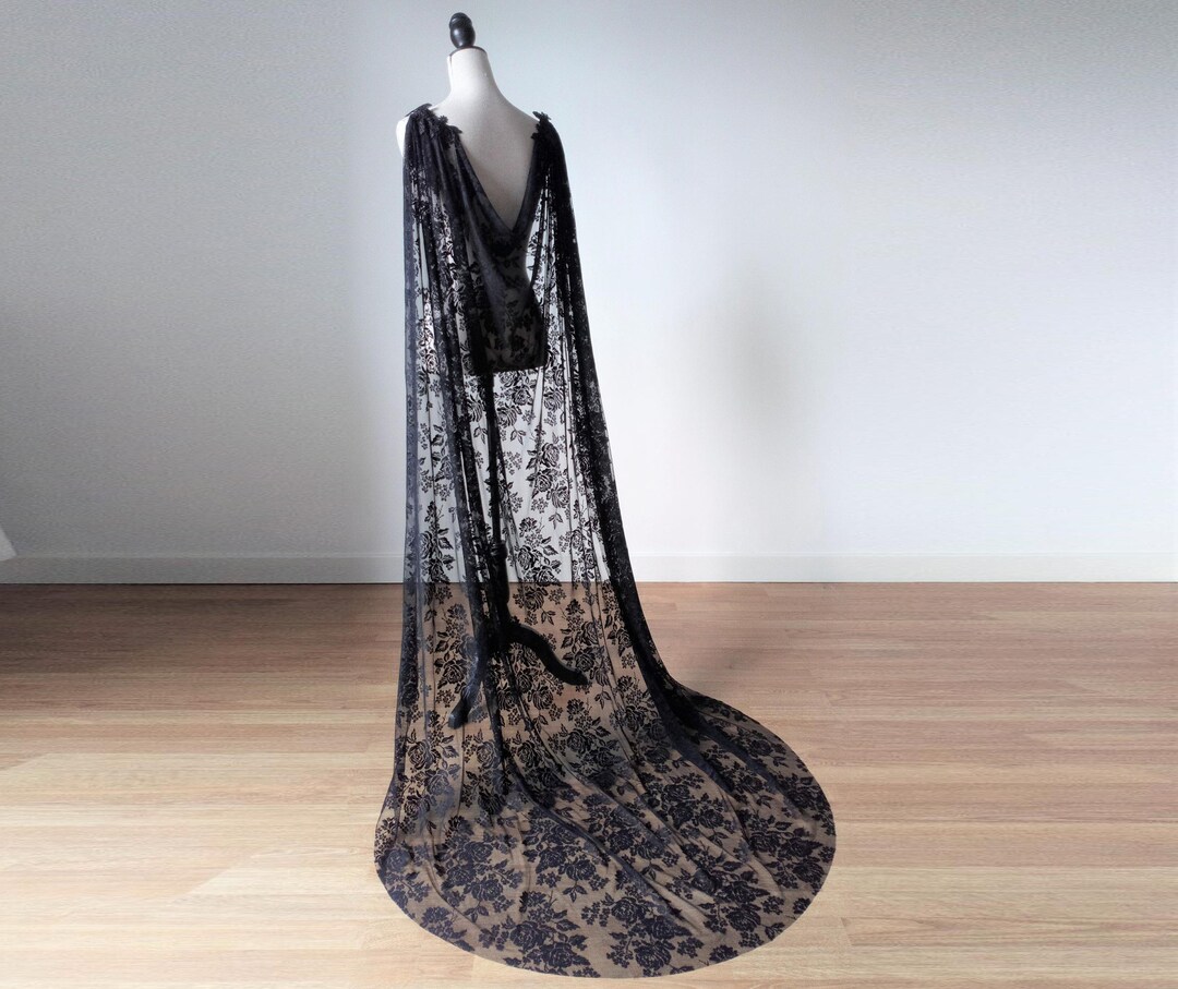 Black Lace Cape