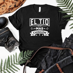 El Tio Mas Chingon Funny Spanish Uncle Short-Sleeve Unisex T-Shirt