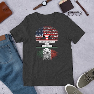 American Grown with Baja CA Mexico Roots Short-Sleeve Unisex T-Shirt