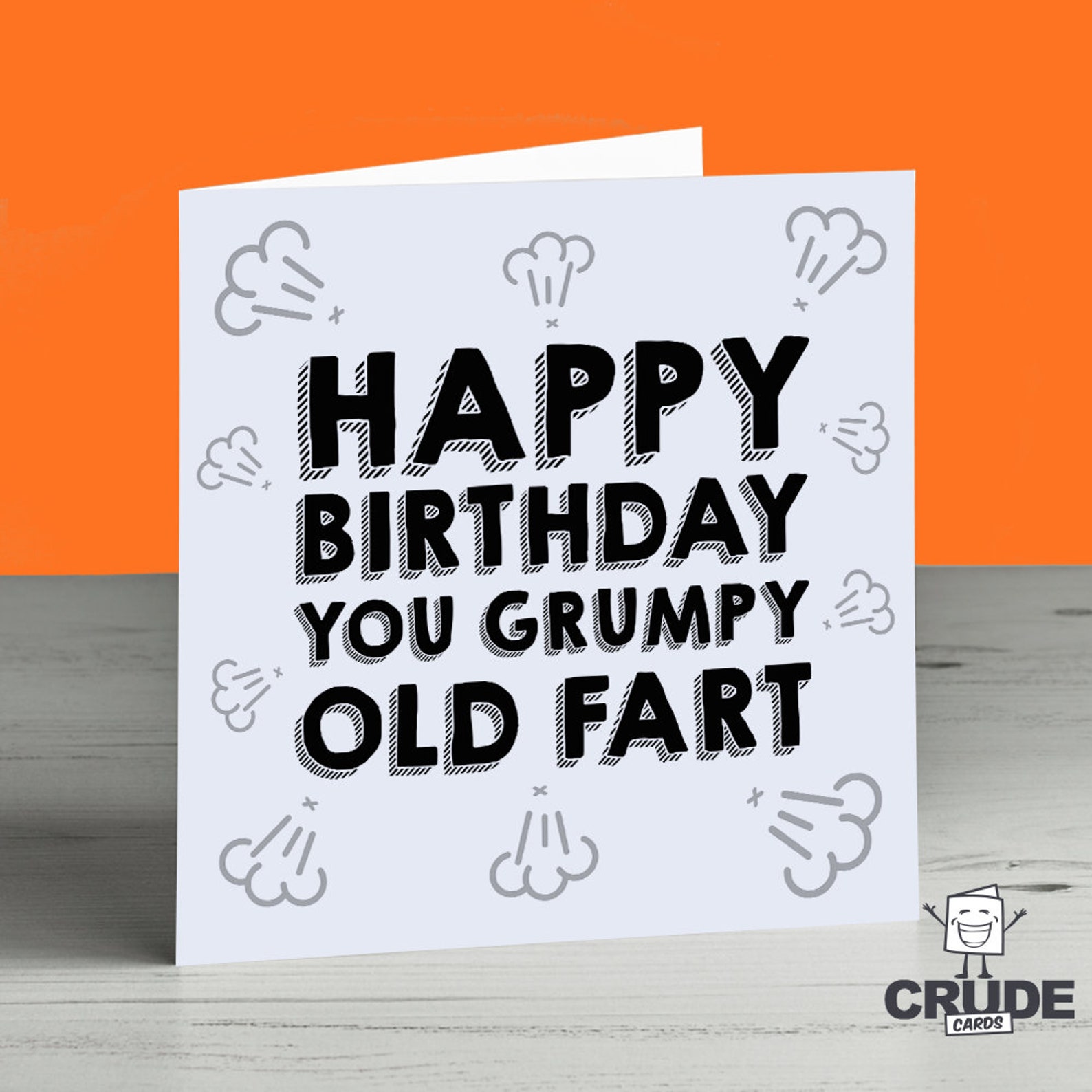 Funny Birthday Card Card For Dad Grumpy Old Fart Old Man image 1.