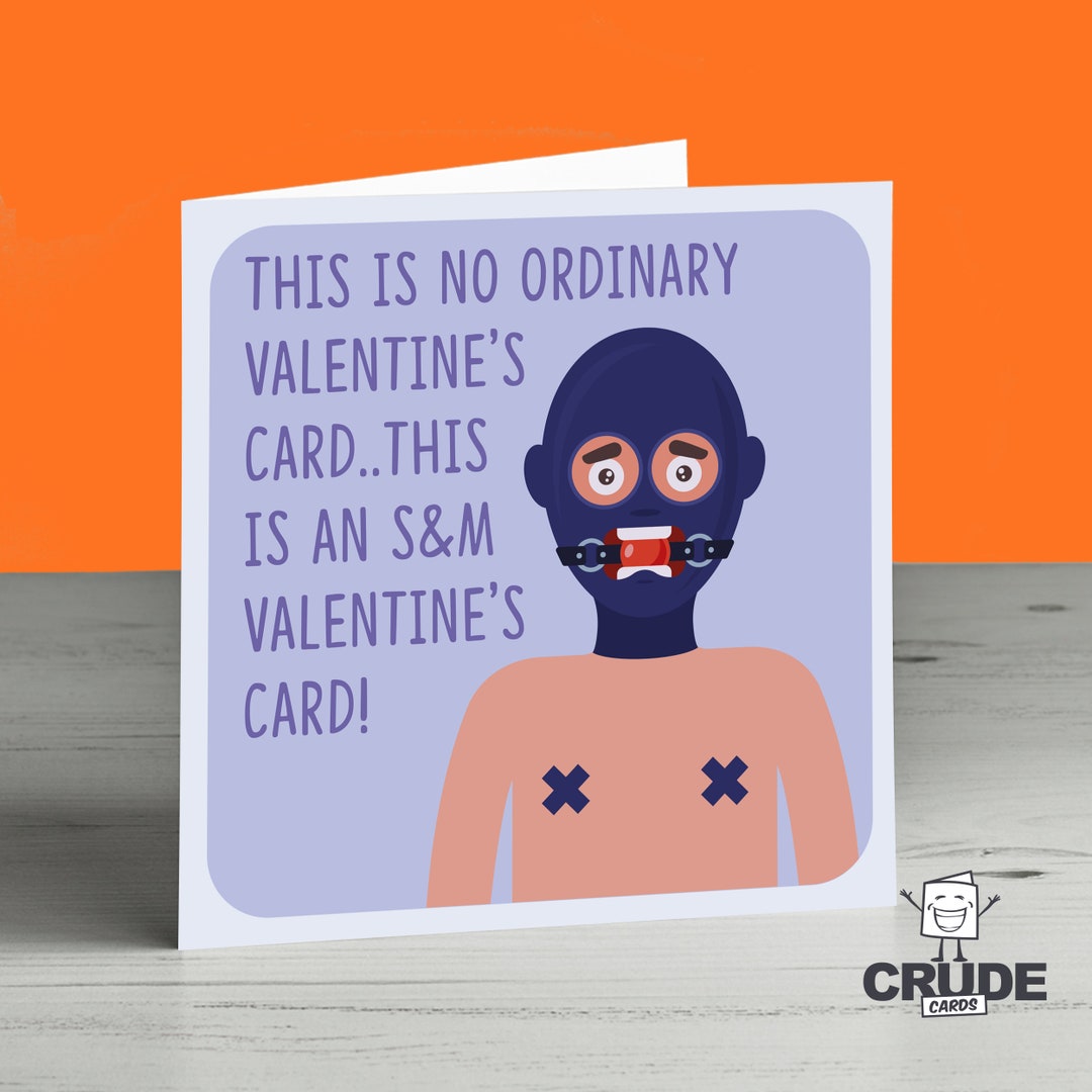 Funny Valentines Day Card Rude Love Card Naughty Husband Wife Etsy Uk