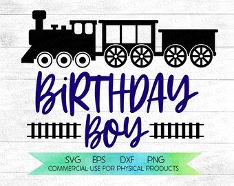 Download Train Birthday Svg Etsy