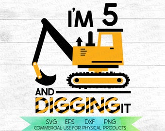 Download Construction Birthday Svg Etsy