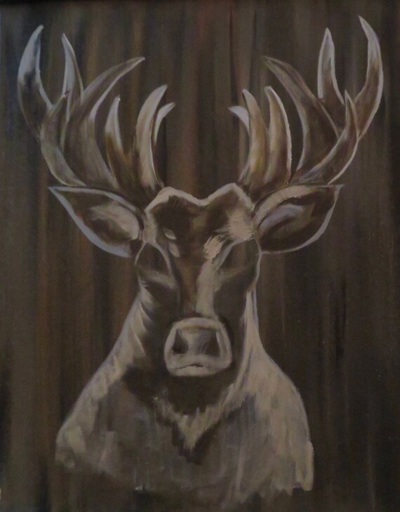 The Ghostly Collection, Elk, buck, animal, barn wood, rustic, deer, acrylic, painting, original, Wyoming, animal art, wildlife art
