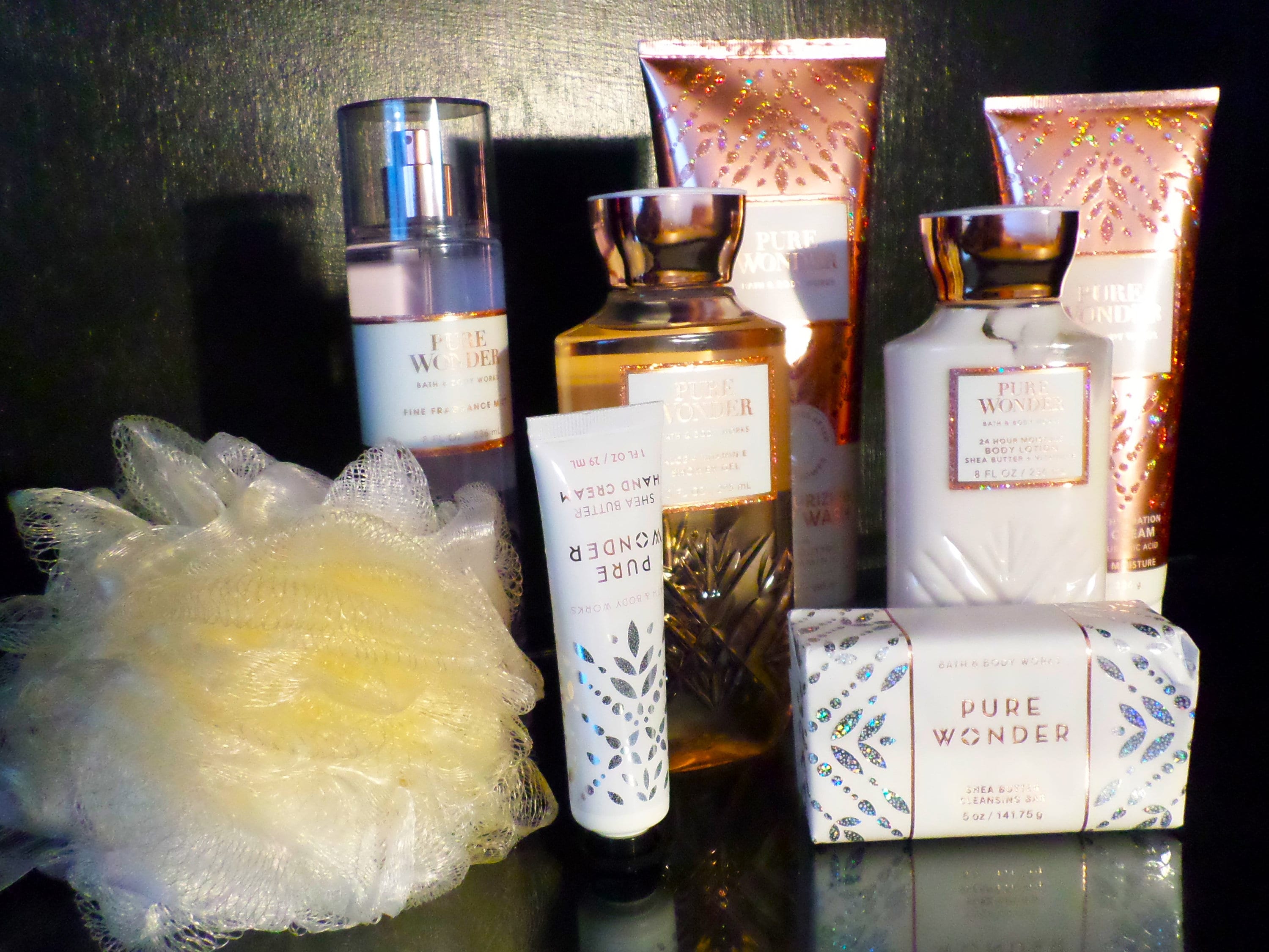 Bath & Body Works PURE WONDER Deluxe 7pc Gift Set All Full
