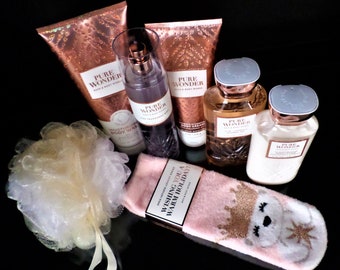 【限定品】Bath & Body Works ピュアワンダー　ギフトセット Amazon.com : Bath & Body Works PURE WONDER Deluxe Gift Set