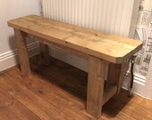 Rustic Handmade Wooden Bench- Many Colours and Sizes