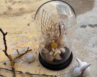 Dry Flower Easter Dome | Modern Table Decor