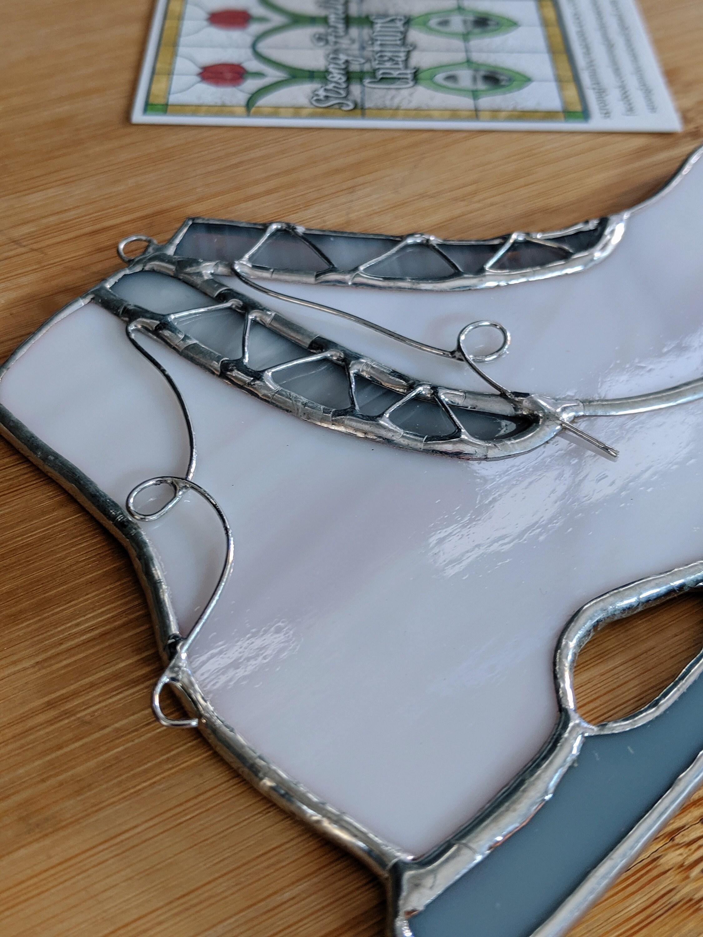 Ice Skating Gift Ice Skates Ornament Holiday Decor Stained Etsy Canada