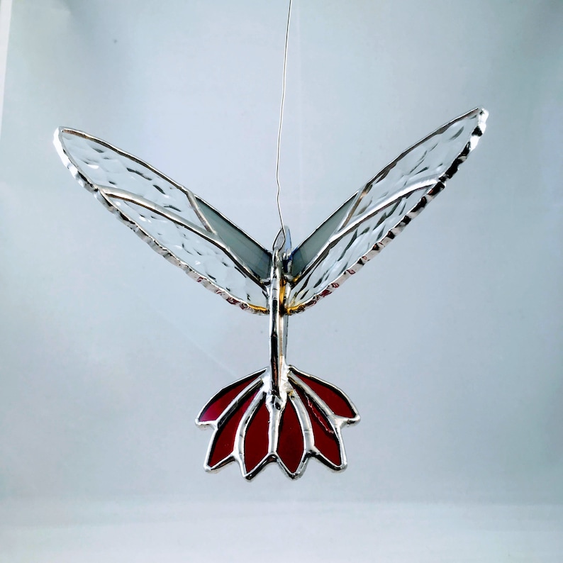 Hummingbird Stained Glass Bird Ornament Bird Wall Art Gifts Etsy