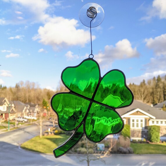 Irish Ireland St Patrick's Day Tie Souvenir Gift Four Leaf Clover Shamrock 