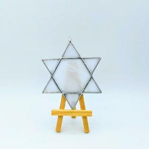 stained glass star of david, star of david christmas ornament, hannukah ornaments, star of david gift, jewish gifts, hannukah gifts image 8