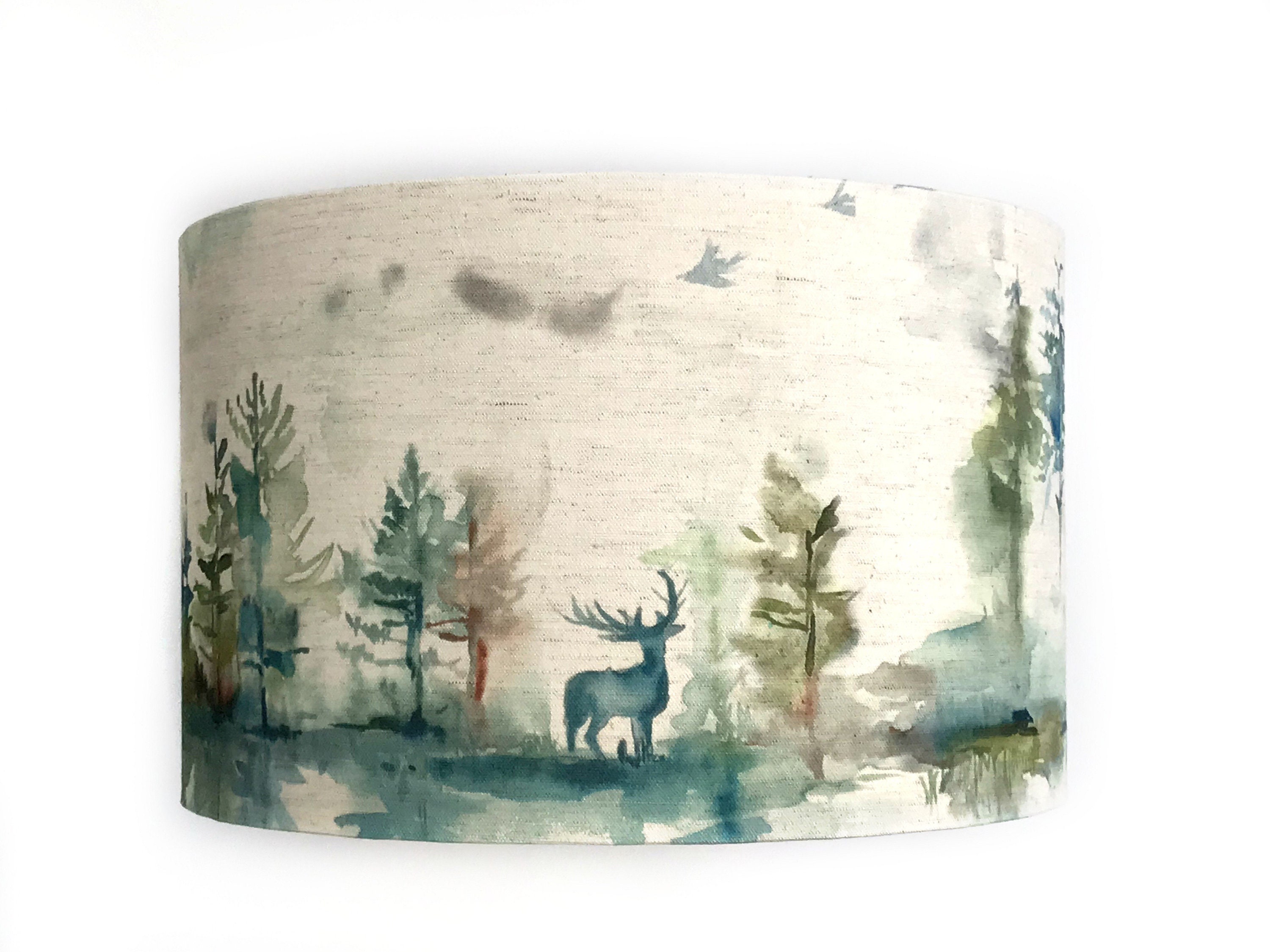 20cm 8 Clarke STAG TABLE LAMPSHADE