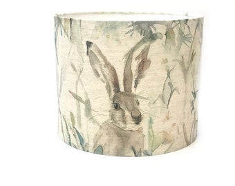 Hare Lampshade for Farmhouse Decor or Cottage Decor/Farmhouse Lighting/Table Lamp/Floor Lamp/Ceiling/VOYAGE MAISON Jack Rabbit