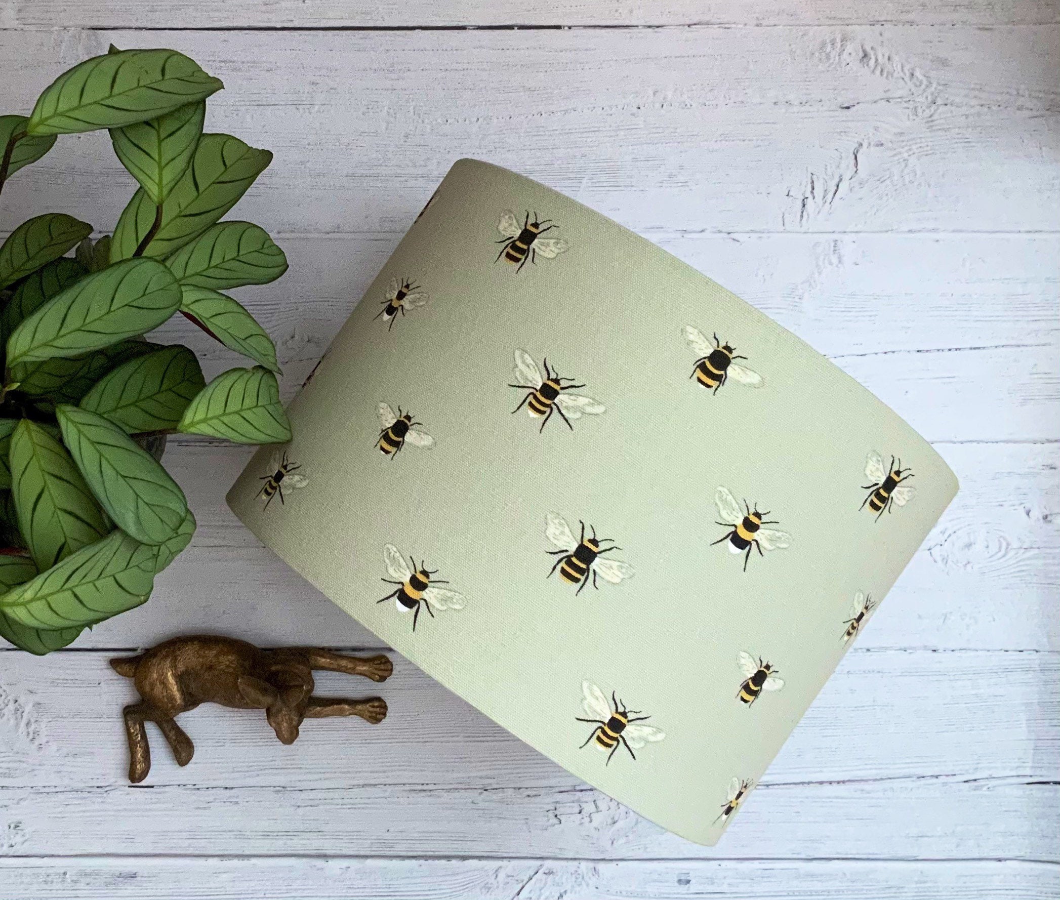Bees Lampshade Handmade In Sophie Allport Fabric For Farmhouse Decor Or Cottage Style Table Lamp Floor Lamp Shade Or Ceiling Pendant