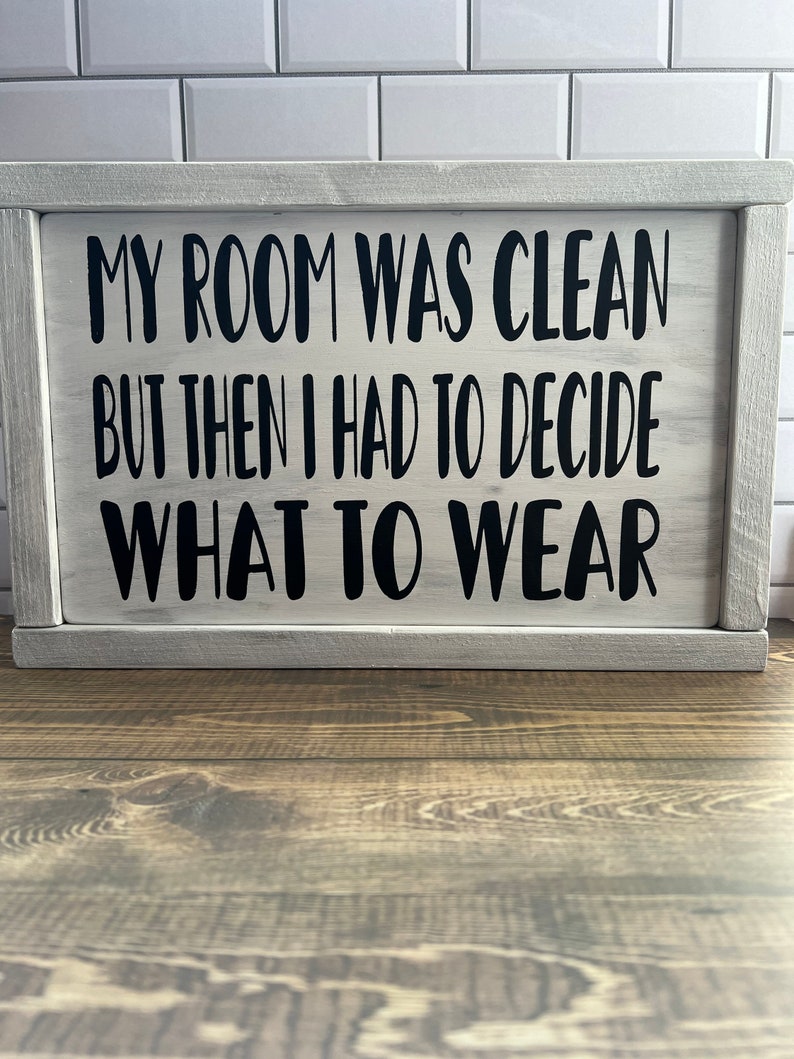 Teen bedroom decor - bedroom decor - girls room decor - wood signs - funny bedroom sign - boys room image 5