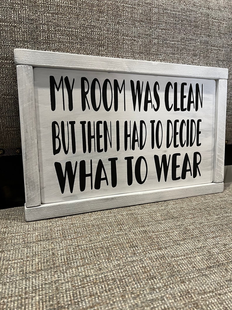 Teen bedroom decor - bedroom decor - girls room decor - wood signs - funny bedroom sign - boys room image 2