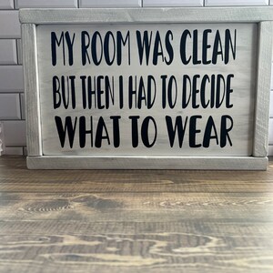 Teen bedroom decor - bedroom decor - girls room decor - wood signs - funny bedroom sign - boys room image 9