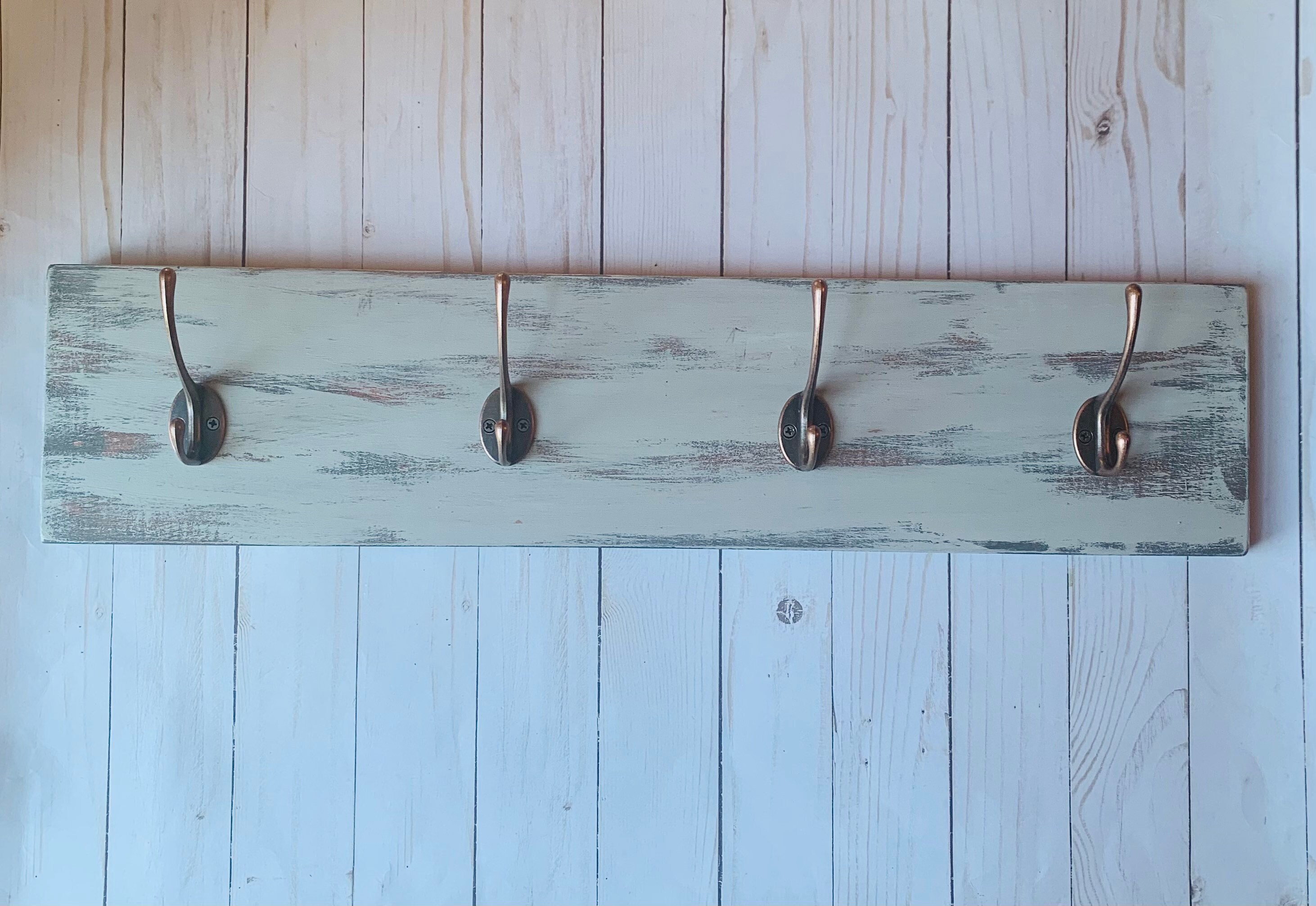 Chic Multi Color Hook Rack - Coat Hanger - Towel Hanger - Hooks - Shab ...