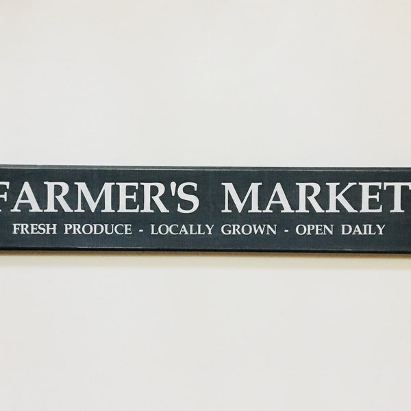 Farmer's Market Sign - Wood Sign - Home Decor - Kitchen Decor - Fixer Upper - Vintage - Rustic decor