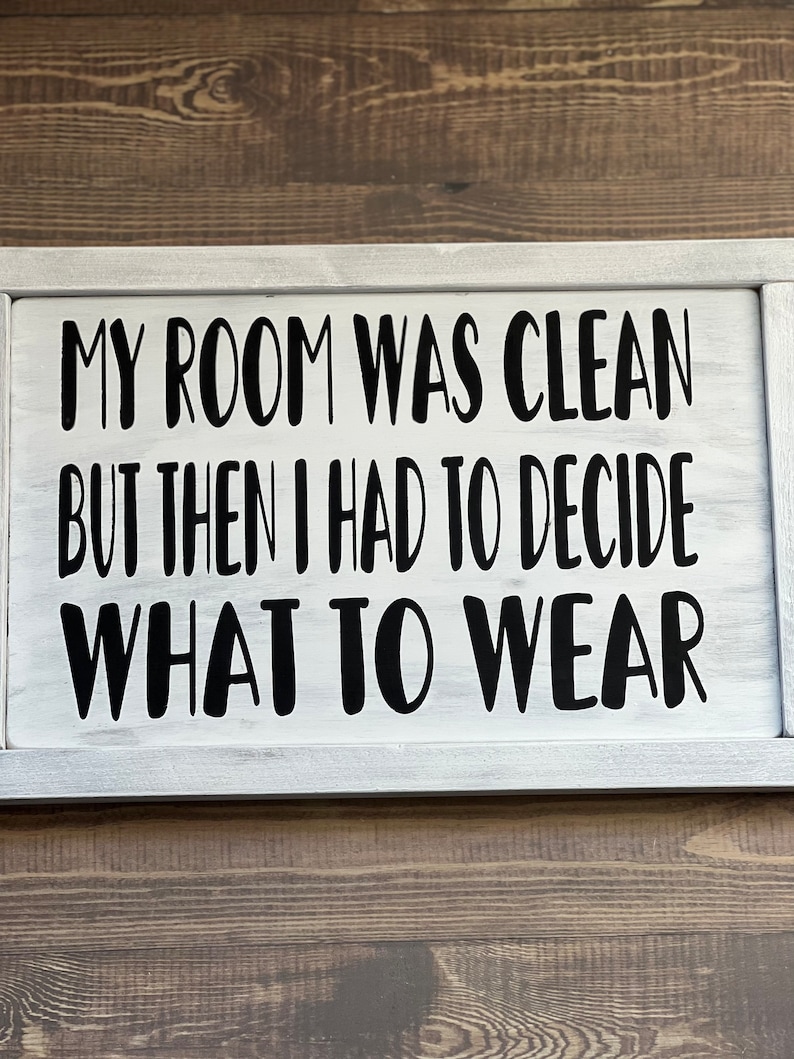 Teen bedroom decor - bedroom decor - girls room decor - wood signs - funny bedroom sign - boys room image 3