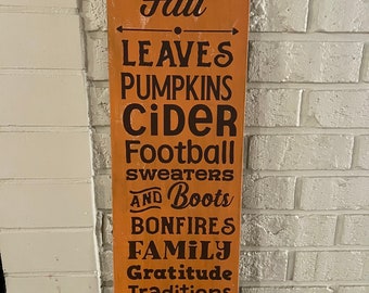 Welcome fall decor sign - fall decor - fall porch sign