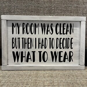 Teen bedroom decor - bedroom decor - girls room decor - wood signs - funny bedroom sign - boys room image 4